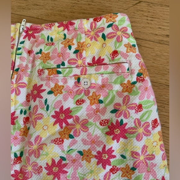 Lilly Pulitzer retired floral print girls size 12 skirt with built in shorts - Picture 5 of 8